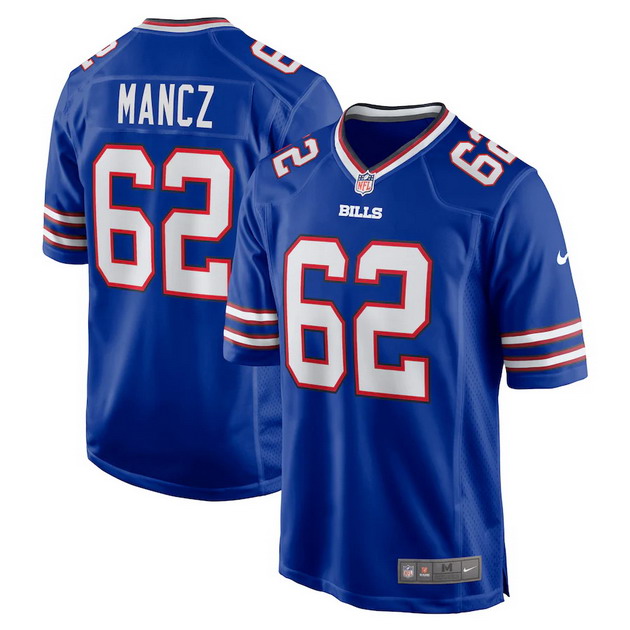 mens nike greg mancz royal buffalo bills game jersey